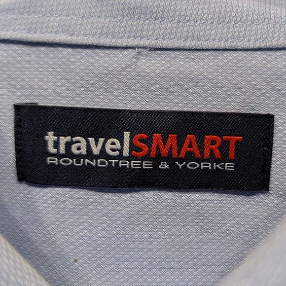 Roundtree & Yorke Travel Smart Long Sleeve Button Down Size XXL - Picture 6 of 8